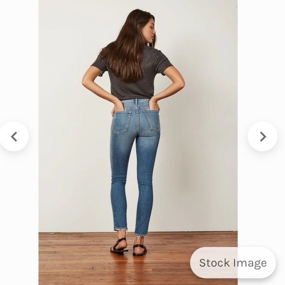 BOYISH THE ZACHARY HIGH RISE SKINNY JEANS IN BEST FOOT FORWARD 27 4 - Picture 3 of 6